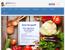 Tablet Screenshot of mindrecipes.com